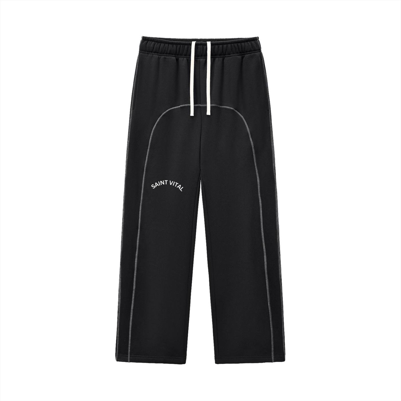 Saint Vital Contrast-Stitched Fleece Sweatpants
