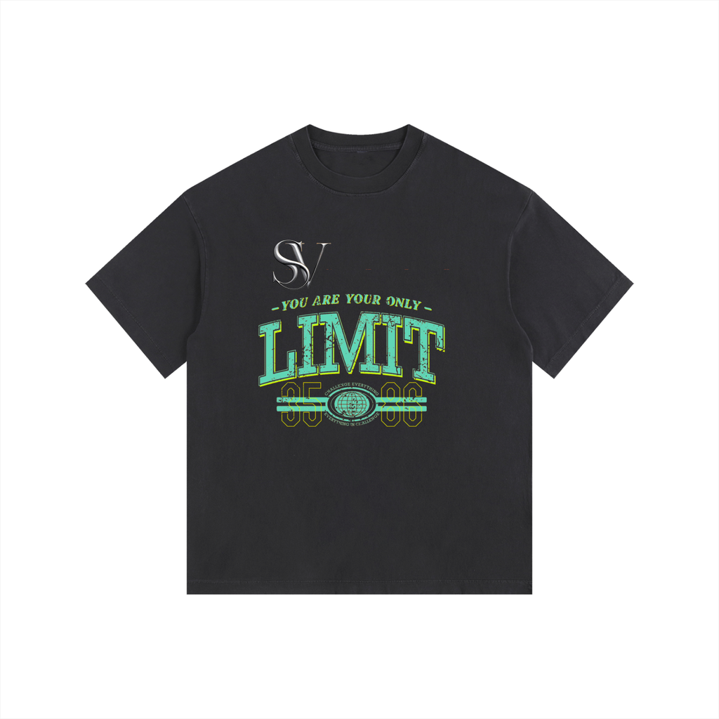 Saint Vital Vintage Washed Oversized Cotton T-Shirt