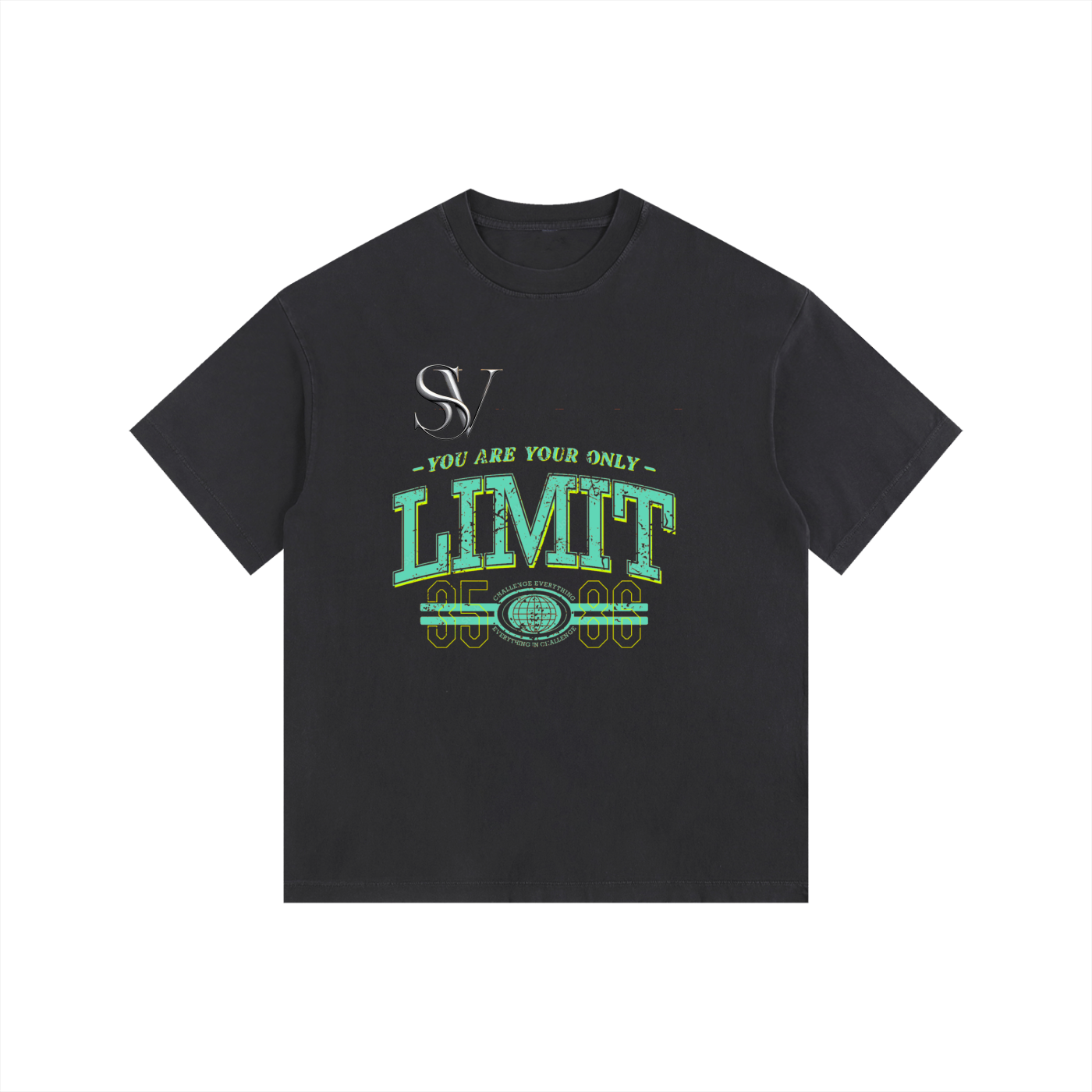 Saint Vital Vintage Washed Oversized Cotton T-Shirt