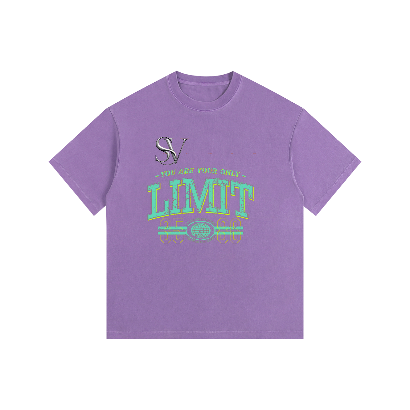 Saint Vital Vintage Washed Oversized Cotton T-Shirt
