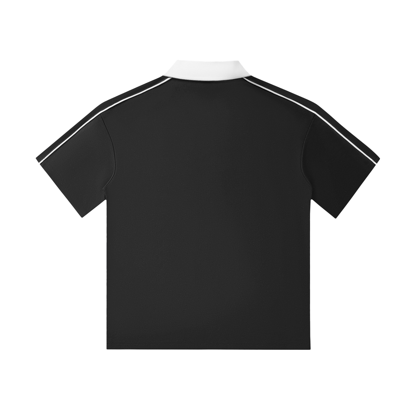 Saint Vital Contrast Collar Short-Sleeve Polo Shirt