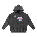 Snow Wash Fleece Oversize Hoodie