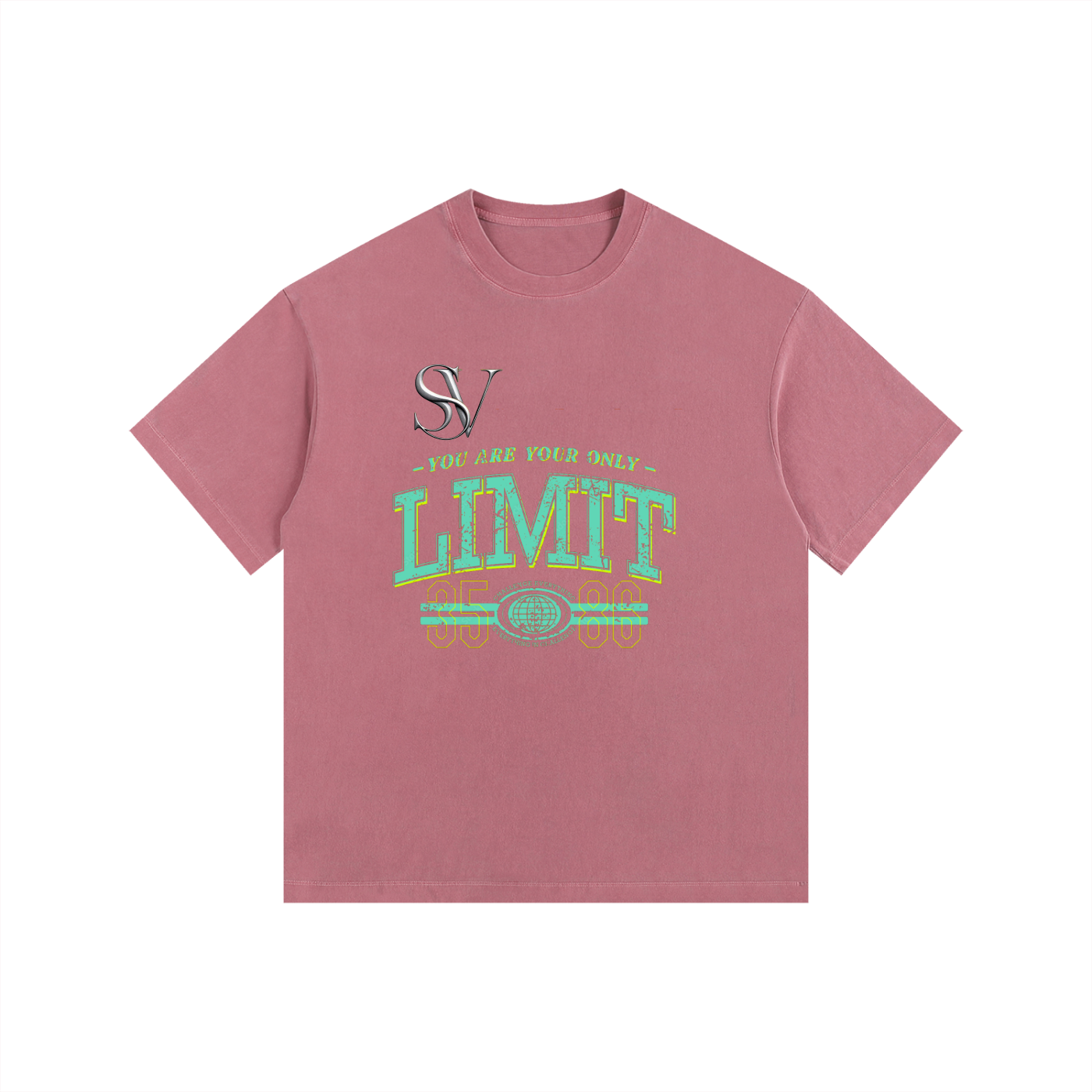 Saint Vital Vintage Washed Oversized Cotton T-Shirt